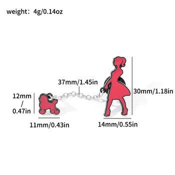 Disney Pink Barbie Princess Illustration Style Cartoon Brooch for Barbie Girls Fashion Creativity Clothing Badge Accessories 4