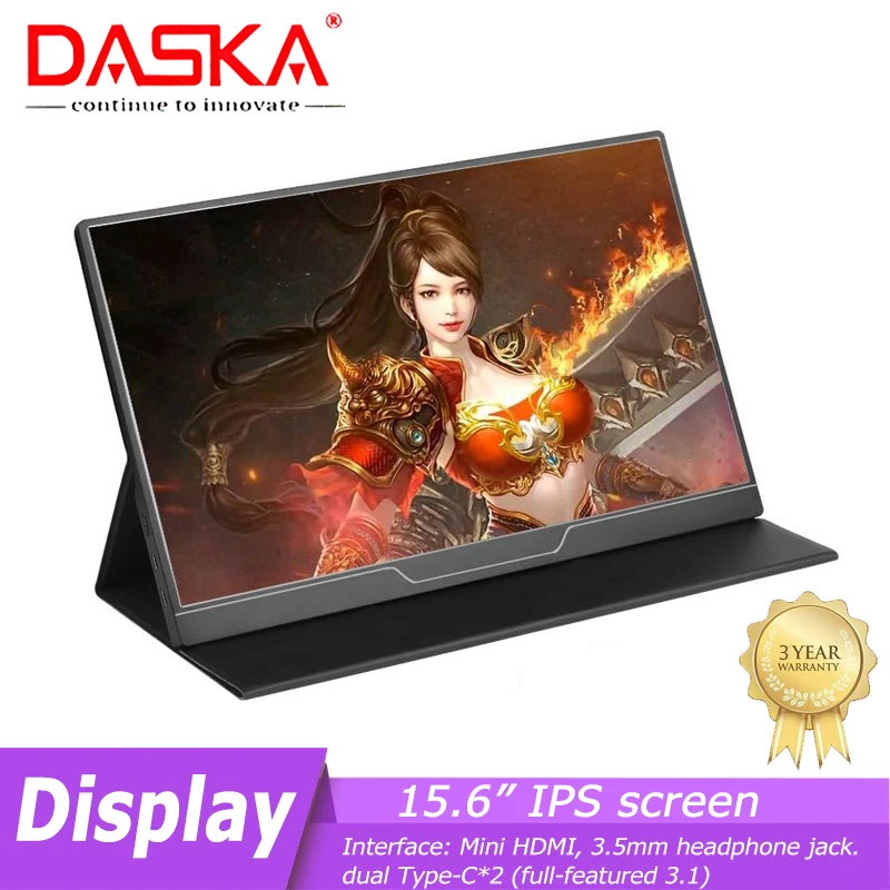 Сенсорный ЖК-экран 15,6 дюйма, со встроенными динамиками, USB 165, Type-C