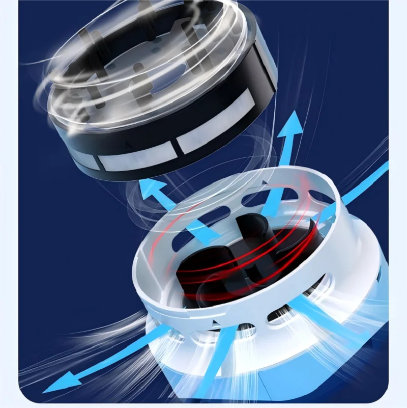 HOMEFISH 2025 Handheld Desktop Vacuum Cleaner High Suction Portable Car Pencil Cleaner for Students New Model