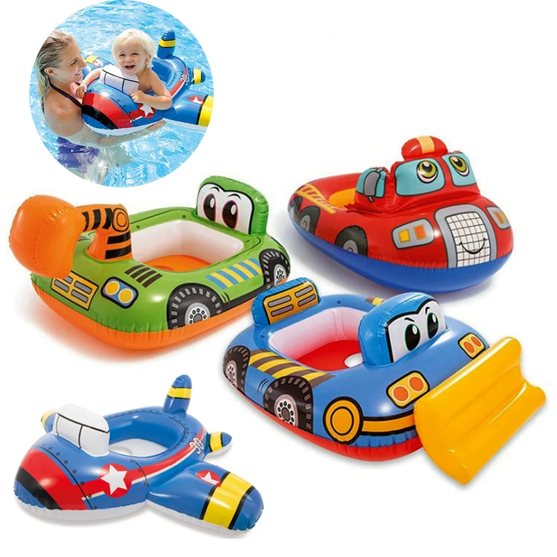 

Baby Pool Swim Ring Inflatable Float Seat Swimming Circle Car Shape Toddler Kid Child Swim Ring Water Fun Toys