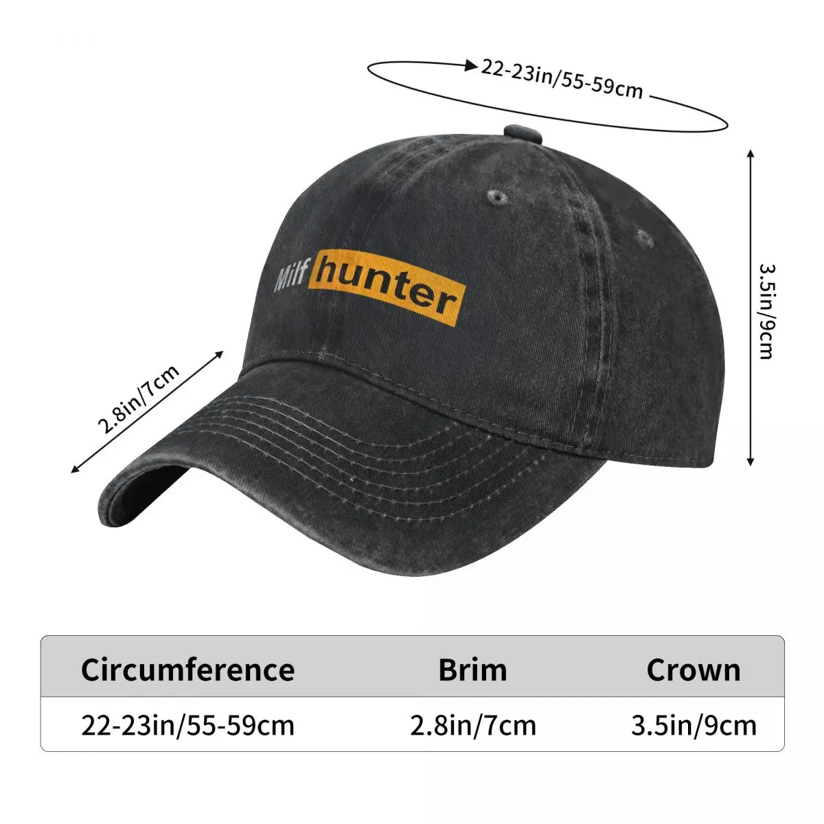 Step Bro Hilarious Joke Baseball Cap Milfhunter Men Adult Sun protection Hip Hop Dad Hats Summer Vintage Kpop Rock Snapback Cap 5
