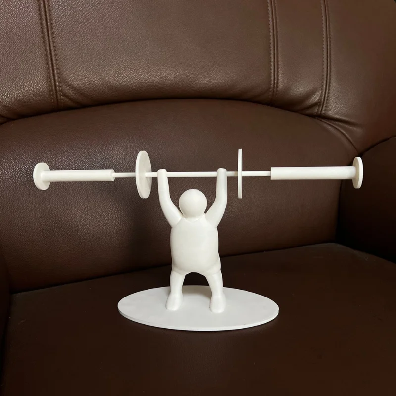 Toilet Paper Holder Funny Toilet Paper Shelf 3d Printing Weightlifting Figurine Napkin Rack Home Decor Organizer For Tissue Rolls Wipes Towels