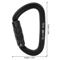 Durable Aluminum Auto - Locking Carabiner Clips (Type A)