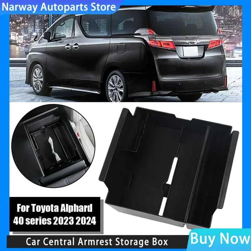 

Семейная коробка для Toyota Alphard Vellfire 40 серии 2024, коробка для перчаток, коробка для хранения, коробка для консоли, автостайлинг