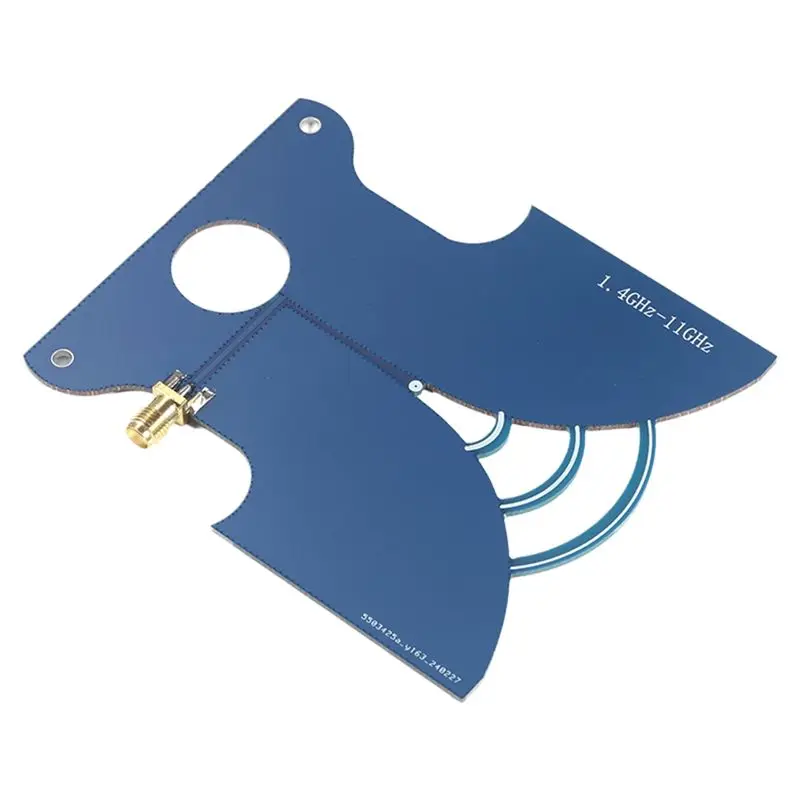 N82R UWB 안테나 1400Mhz-11Ghz 초광대역 안테나 고이득 이미지 전송 포지셔닝 TEM SMA Female