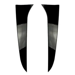 Automobile Rear Window Side Splitter Wind Knife Decoration Kit (Gloss Black)