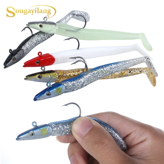 Sougayilang 5pcs Artificial Fishing Lures 23g 10.2cm Fishing Soft