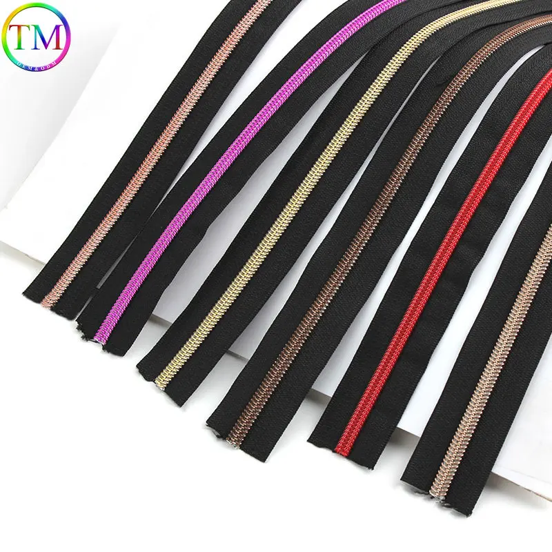 20/50 Yards 5# Nylon Zippers For Jacket Bags Purse Decor Zip By The Meter Coat Garment Zipper Repair Kit DIY Accessories