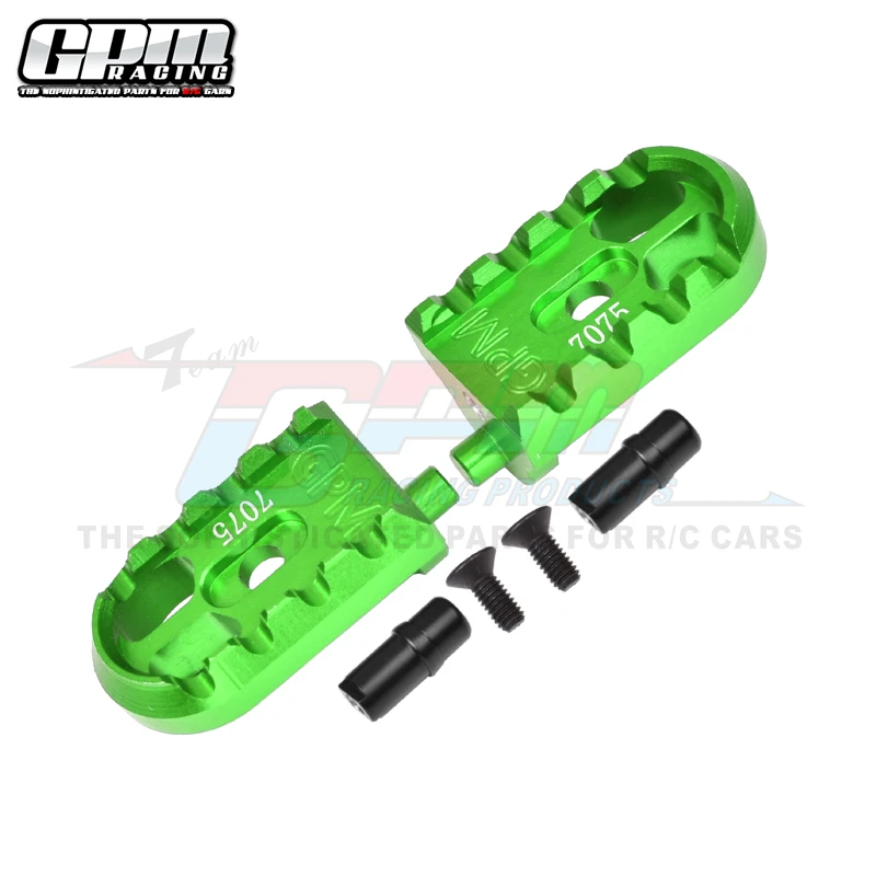 Juego De Placas De Deslizamiento GPM 7075 Para Moto RC LOSI 1/4 Promoto-MX – Aleación Resistente, Para Terrenos Duros