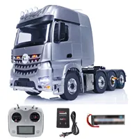 LESU 8X8 Remote Control Tractor Trucks Model 1/14 RTR RC Cars Metal Chassis Equipment Rack Lock Differential Servo THZH1539-SMT3 1