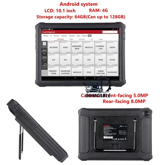Original LAUNCH Universal Heavy Duty Diesel Truck Diagnostic Tool (LAUNCH  X431 V+ with HD III)