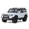 1:32 Toyota Land Cruiser Prado SUV 2024 Alloy Die Cast Toy Car Model Sound and Light Children's Toy Collectibles Birthday gift 6