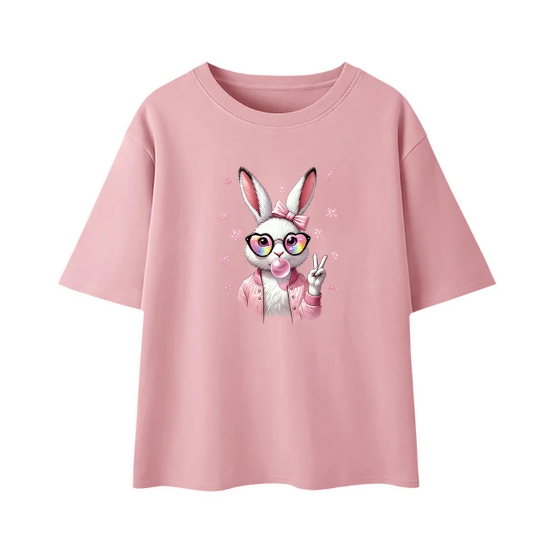 Embroidered Patches Clothing Patches Cute Rabbit Patch Clothes Dtf Animal Patch Vinyl A-Level Washable Diy Hoodies Tops Thermal Press