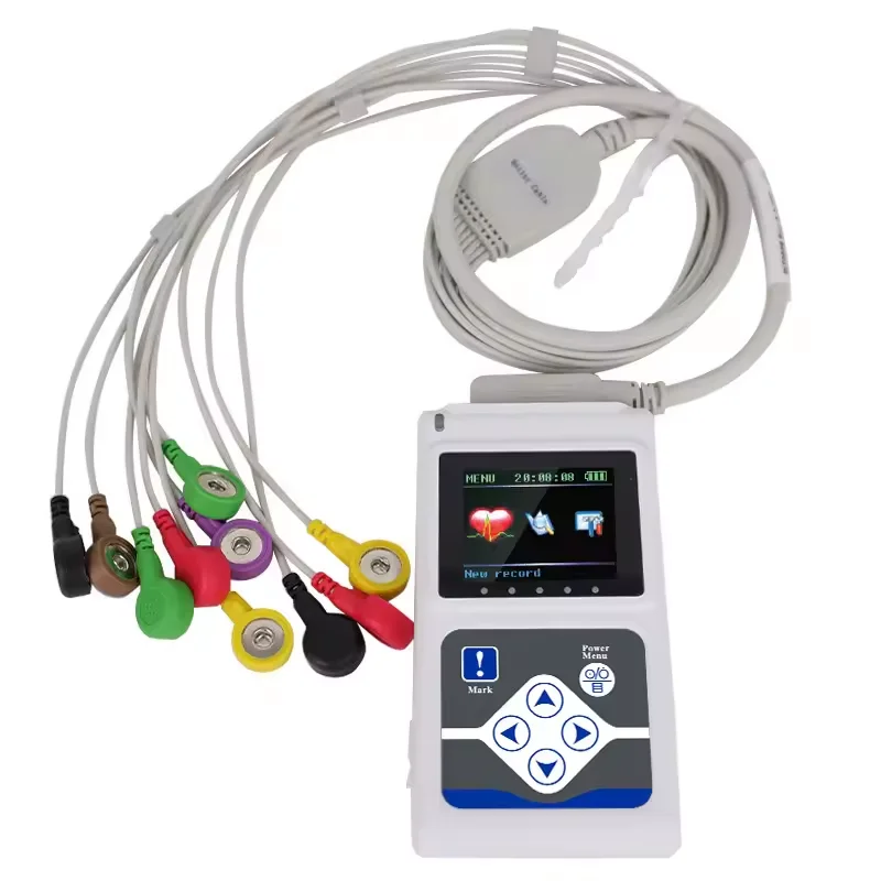 CONTEC Newest TLC5000 12 channel ECG/EKG Holter System Recorder Monitor Software