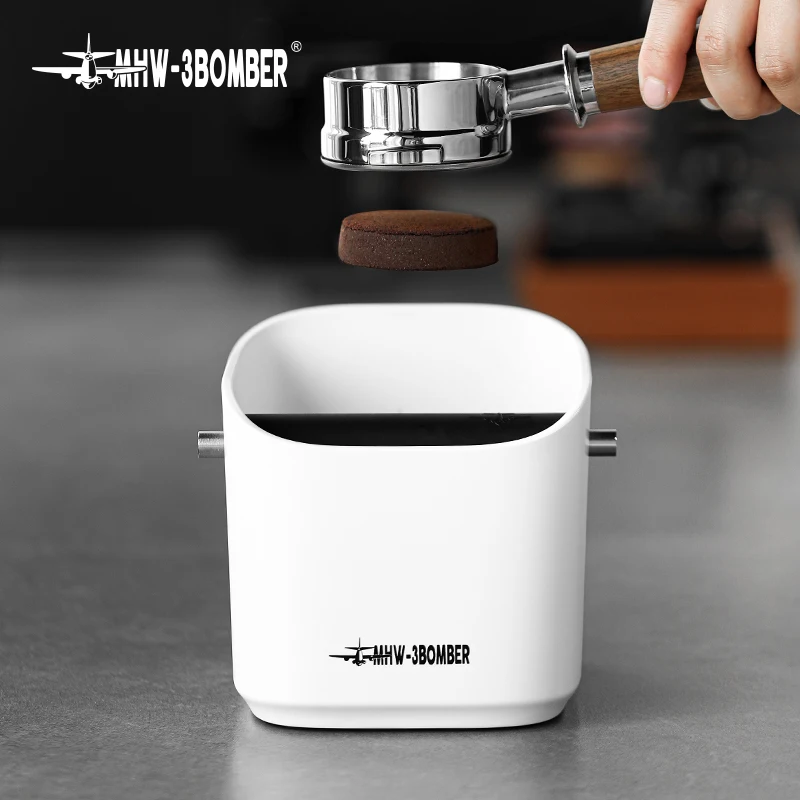 Knock Box per caffè espresso Silenzioso Espresso Puck Box Coffee Bar