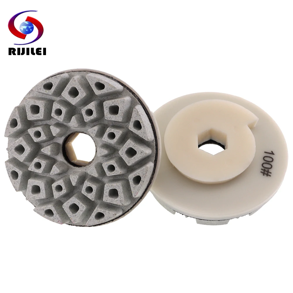 4 Inch Snail Lock Edge Polishing Pad 100 mm Edge Grinding Wheel Granite Marble Stone Concrete Abrasive Disc Polish Wheel 1pc multifunctional drill bits tools thread hex carbide four edge head for ceramics granite stone wood concrete wall tiles drill