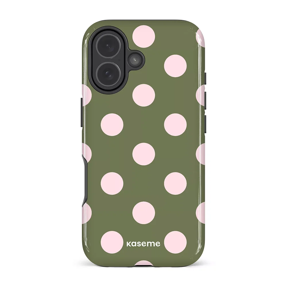 Luxury Clmj Ins Korean Polka Dot Y2K Phone Case for iPhone 17 17e 16e 16 15 14 13 12 11 Air Pro Max Plus Double-layer Back Cover 6