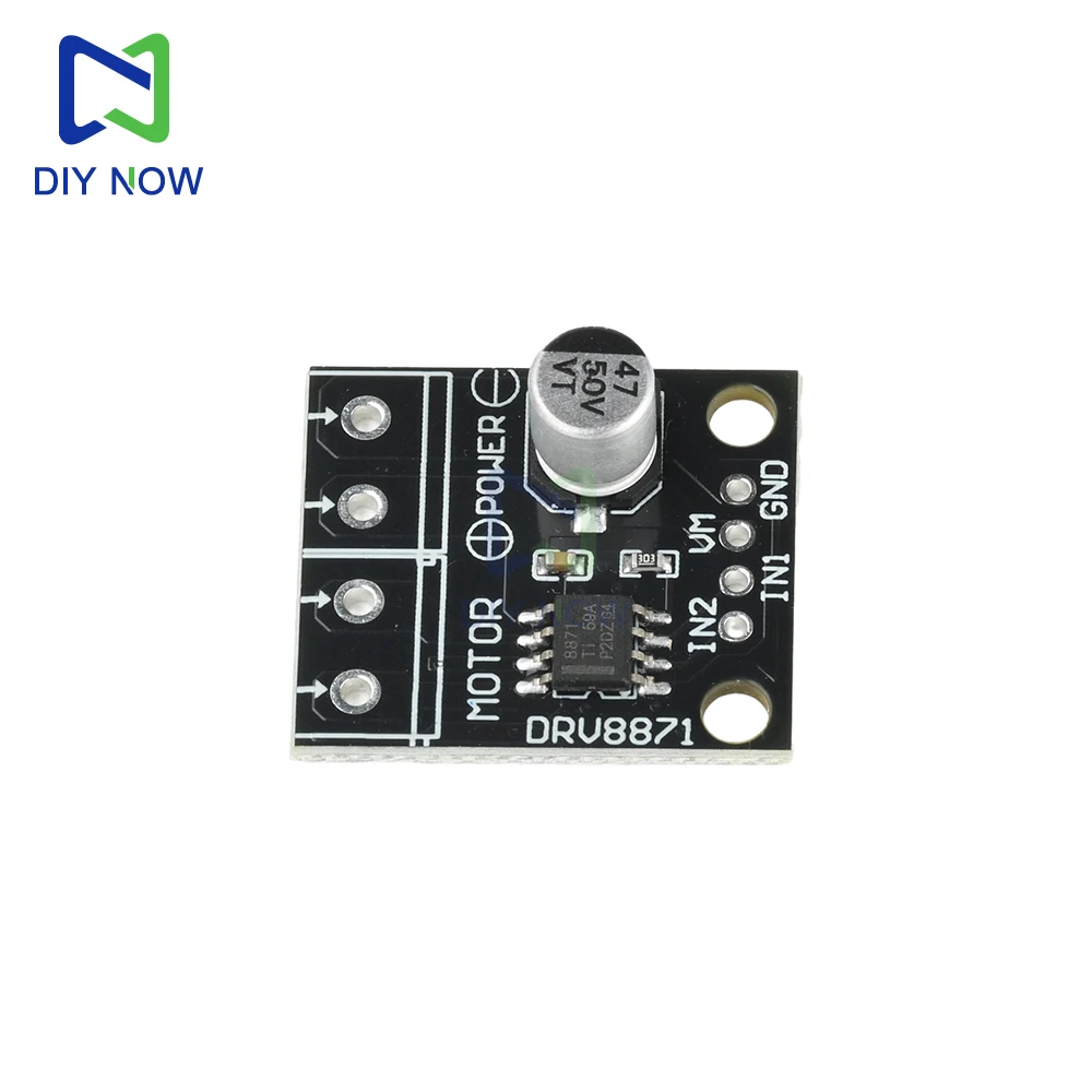 5/1Pcs DRV8871 DC 6.5-45V H-Bridge Motor Driver Module 3.6A Brushed DC Motor Control PWM 10A Sinking Source for DIY Robot 5