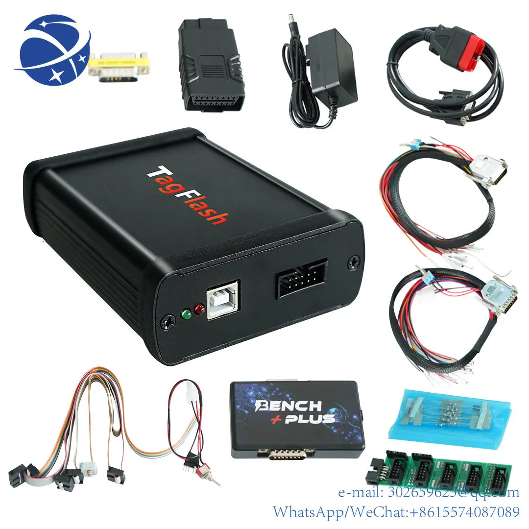 

yyhc 2023 New TagFlash ECU Programmer With Offline Dongle OBD/BENCH/BOOT/BDM/ JTAG Mode Read TCU Car Truck Motorbike Chip Tuning