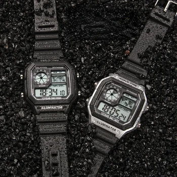 Watches Men Diving Watch Electronic Digital Display Retro Style Clock Men Relogio Male Reloj Hombre Men's Watch