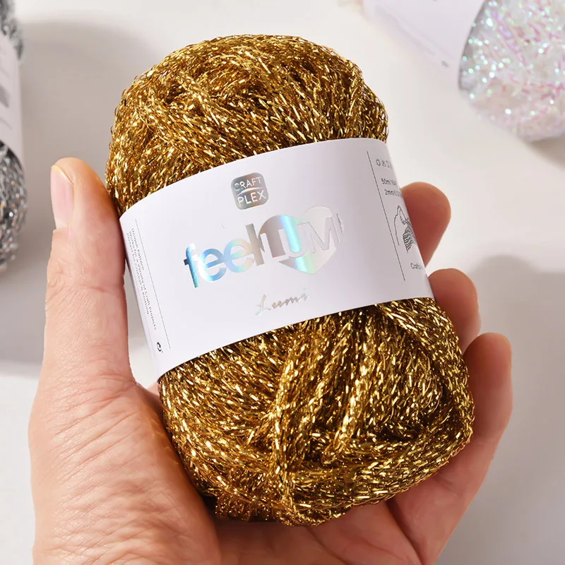 Gold Silver Wire Rope for Hand Knitting Crochet