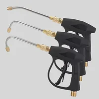 1/4 Quick Connector Metal Spray Gun Cleaning Rod - Metric Thread for Car Wash Machine Water Gun Cleaning Tool 1