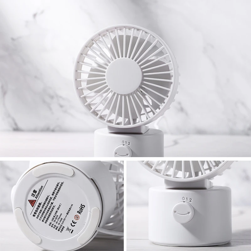 Usb Desk Fan 2 Speeds Shaking Head Portable Mini Powerful Table Fan Small Personal Oscillating Drop Shipping - Fans - AliExpress