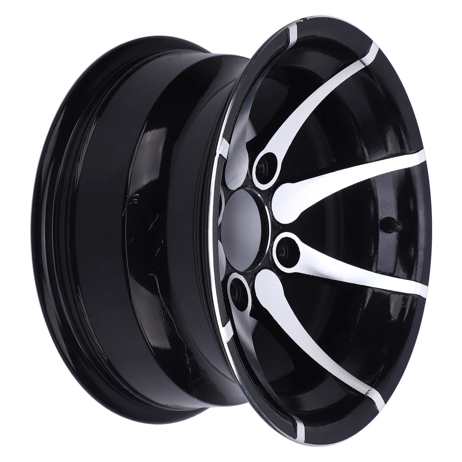 12 Inch ATV Wheel Rim 25X8-12 High Performance Aluminum Alloy Rim for Go Karts  Carts Quad Bikes ATV Replacement Wheel Rim