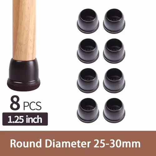 8PCS Upgraded Chair Leg Covers Silicone Anti-Slip Felt Furniture Feet Protectors from Scratches for Hardwood Floor Reduce Noise - Image 19