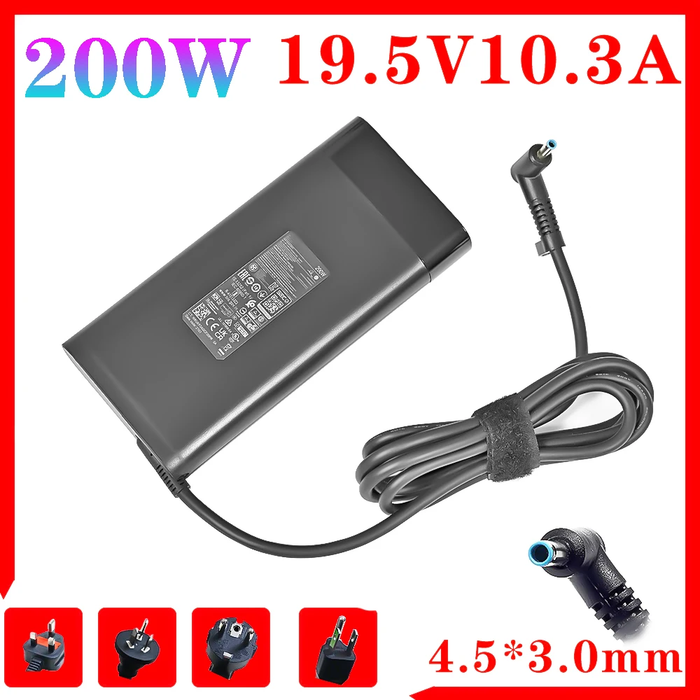 

19.5V 10.3A 200W 4.5*3.0mm ac power adapter laptop charger FOR hp ZBook 17 G3 TPN-CA03 A200A008L 815680-002 835888-001