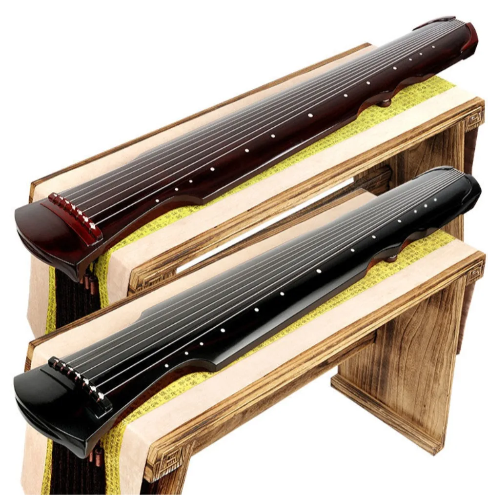 Description Picture 3 of item7 Strings Zither Wood Handmade Guzheng with Accessories Traditional Chinese Musical Instrument Beginner Stringed Instruments