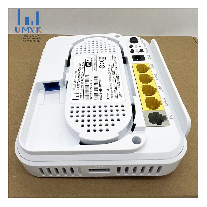 高価値 Nokia Chipset ONT WIFI 2.4G LAN 1GE+3FE G-140W-MD GPON ONU 蛍光灯・電球