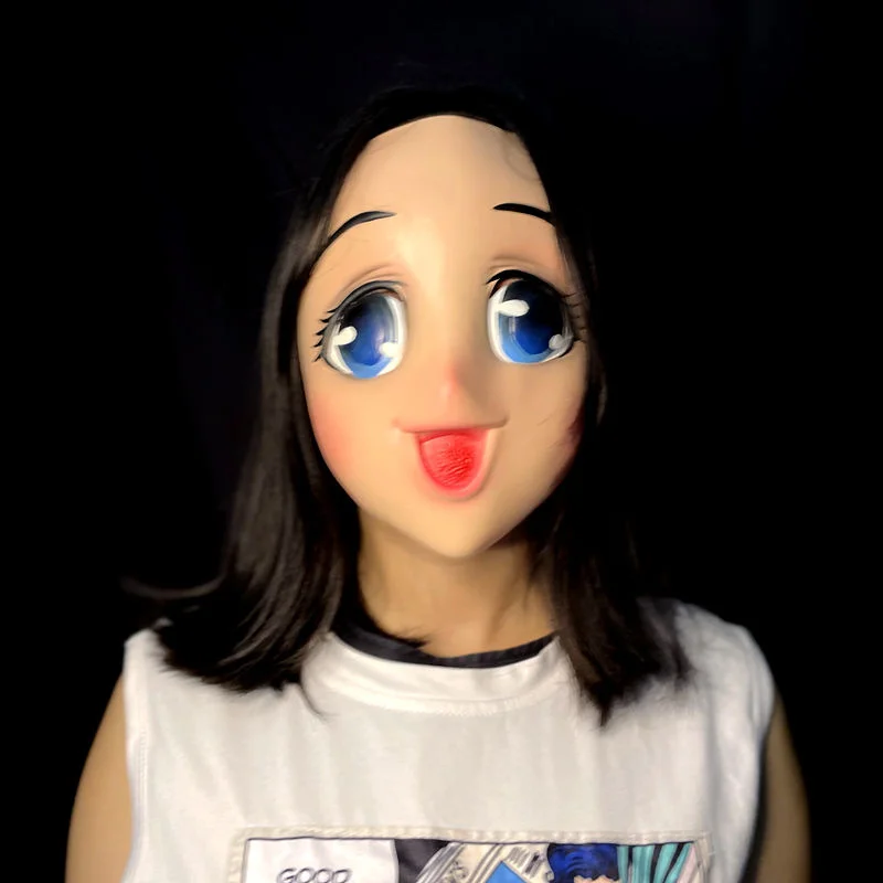 2022 Realistic Female Mask For Halloween Human Female Masquerade Latex