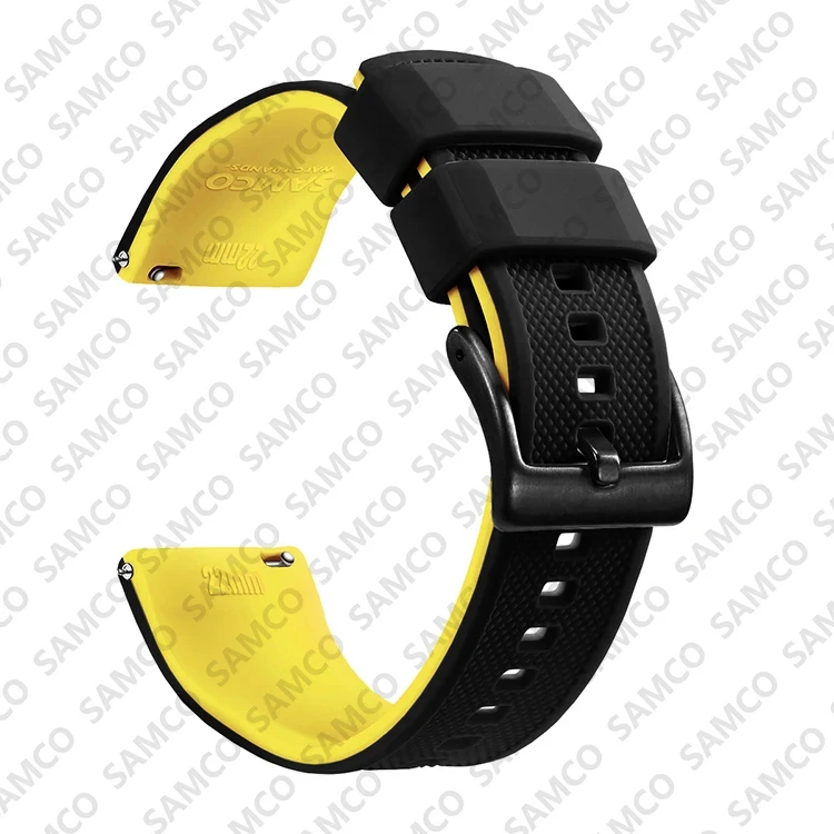 Enhanced Quick Release Silicone Watch Strap - Premium Rubber Band Replacement