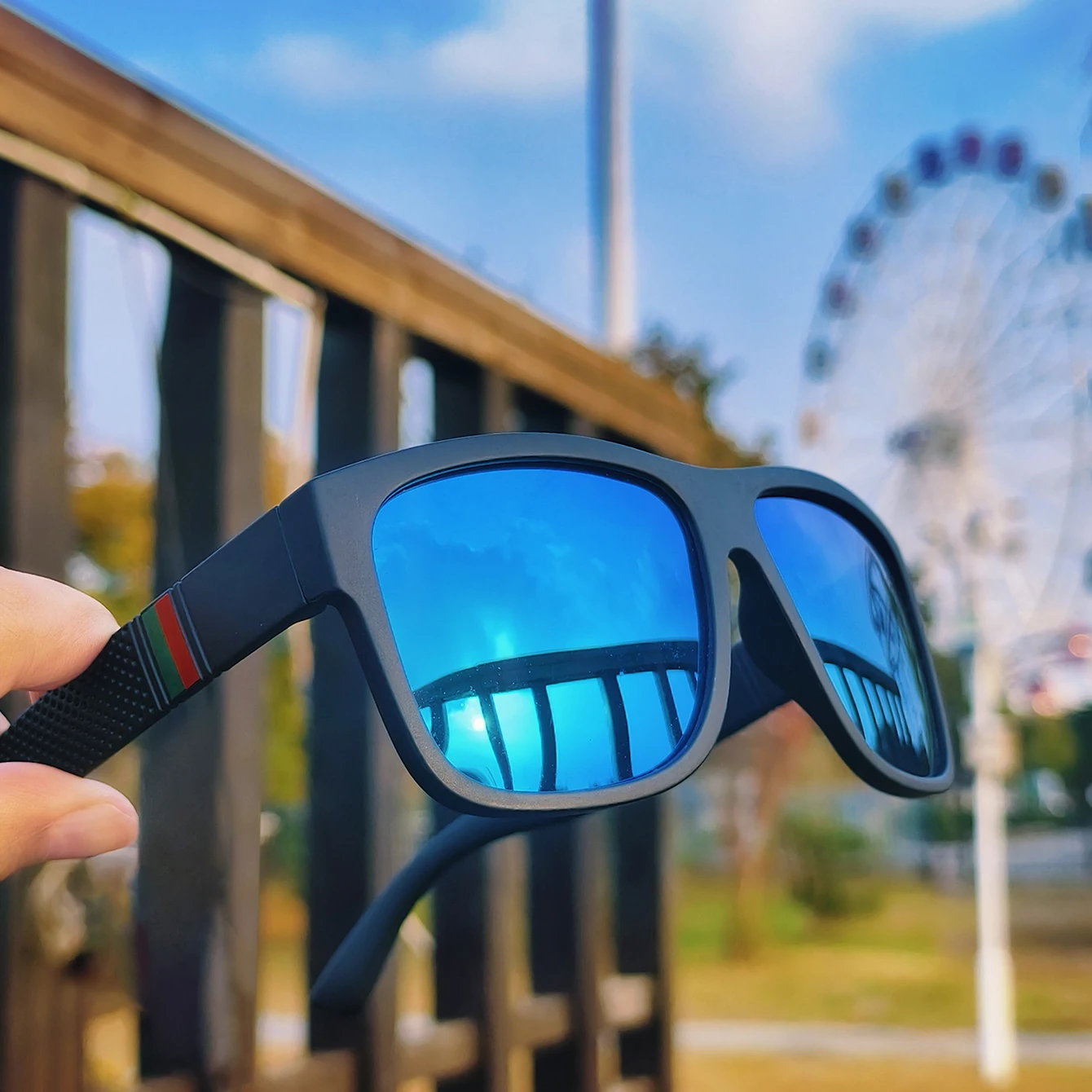 Brand Polarized Cycling Sunglasses Large Frame
