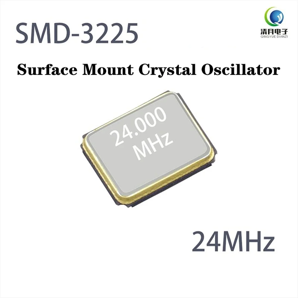 3225 SMD 크리스탈 24.000MHz 12pF 10ppm JieLi 블루투스 칩 IC JL 블루투스 모듈 무선 장치 DIY 전자 SMT용