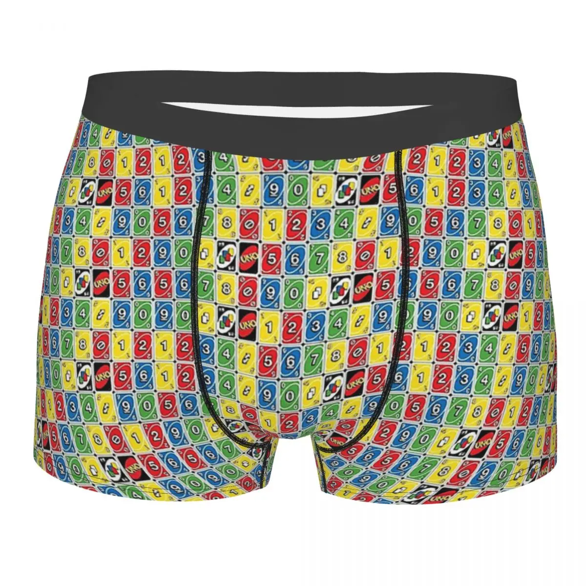 Uno Mosaic Underpants Homme Panties Man Underwear Comfortable Shorts Boxer  Briefs