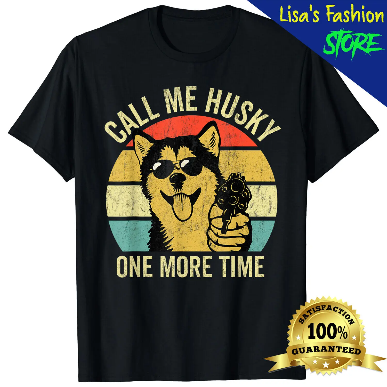 Non Una Maglietta Husky - Call Me Husky One More Time Maglietta Divertente Alaskan Malamute