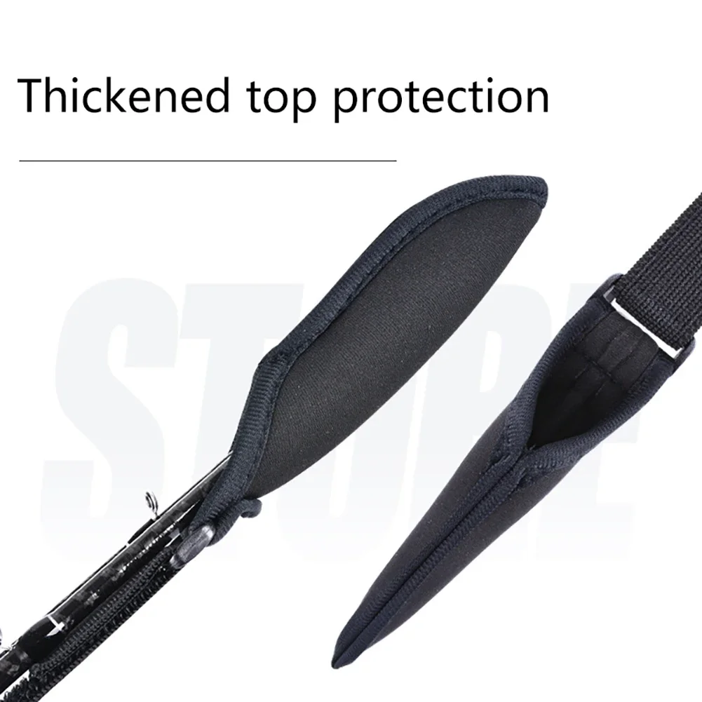 Fishing Gear Accessories Adjustable Fishing Rod Strapping Wrap Breathable Fishing Rod Wrap Band Splash-resistant Wear-resistant Outdoor Fish Tool
