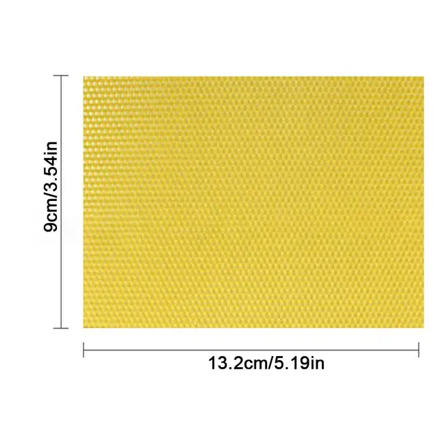 10 Darabos Méhviasz Alapítvány Méh Kaptár Viasz Keret Alaplapok Fésű Mézes Méhész Felszerelés - Image 6