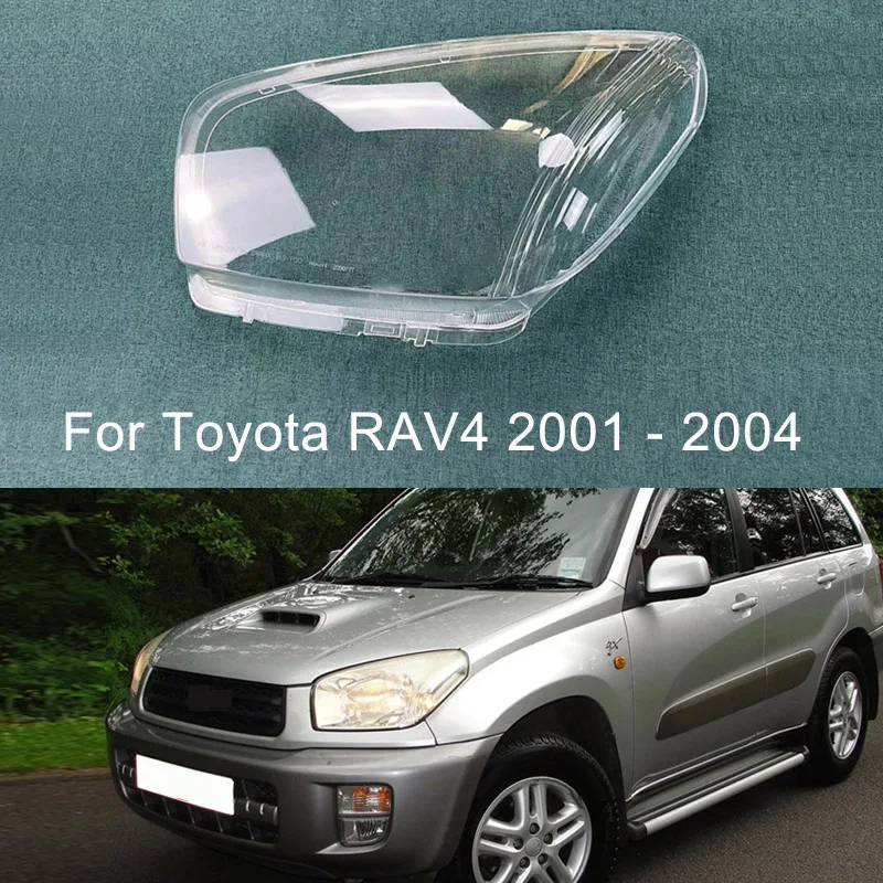 

for Toyota Rav4 2001 2002 2003 2004 Side Car Headlight Cover head light lamp Transparent Lampshade Shell Lens Glass