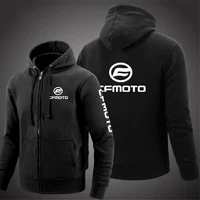 2023 Men Printing New Cfmoto Jacket Zip Hight Quality Comfortable Solid Color Outerwear Tracksuit Hooded Coat Pullover Top 2