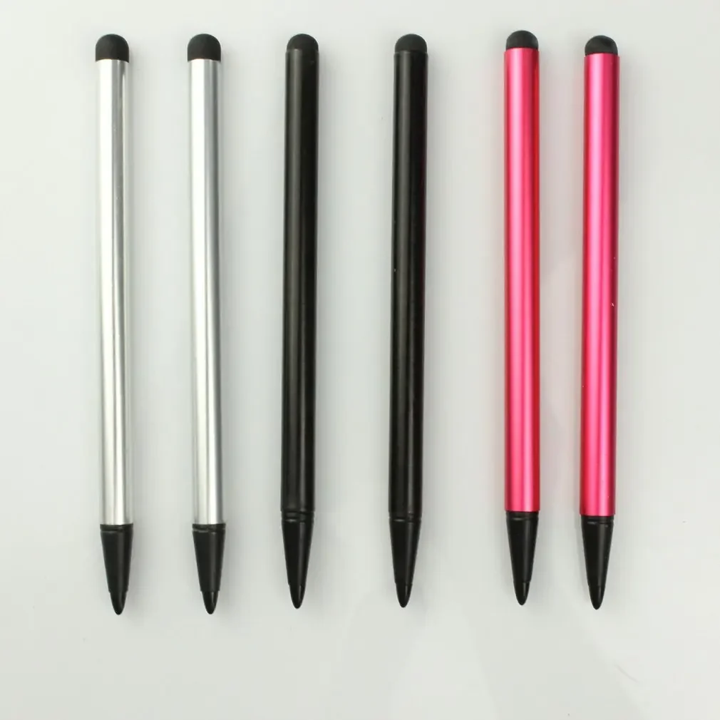 2 In 1 Capacitive Resistive Pen Touch Screen Stylus Pencil For Tablet IPad Cell Phone PC Dual-Purpose