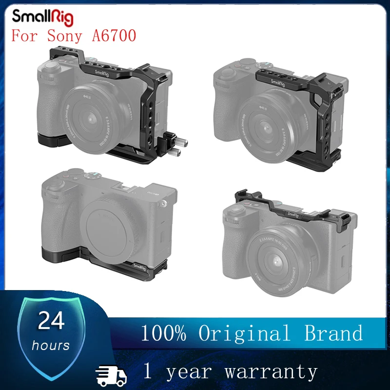 Kit Gabbia Per Fotocamera Smallrig Per Sony A6700 Con Piastra Di Base E Doppia Piastra Di Montaggio Per Scarpe Fredde Kit Di Espansione Per Studio Gab
