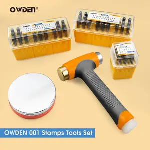 OWDEN 65pcs 3mm Metal Letter and Number Stamps, Hammer and Workbench for  Jewelry Making – OWDEN CRAFT