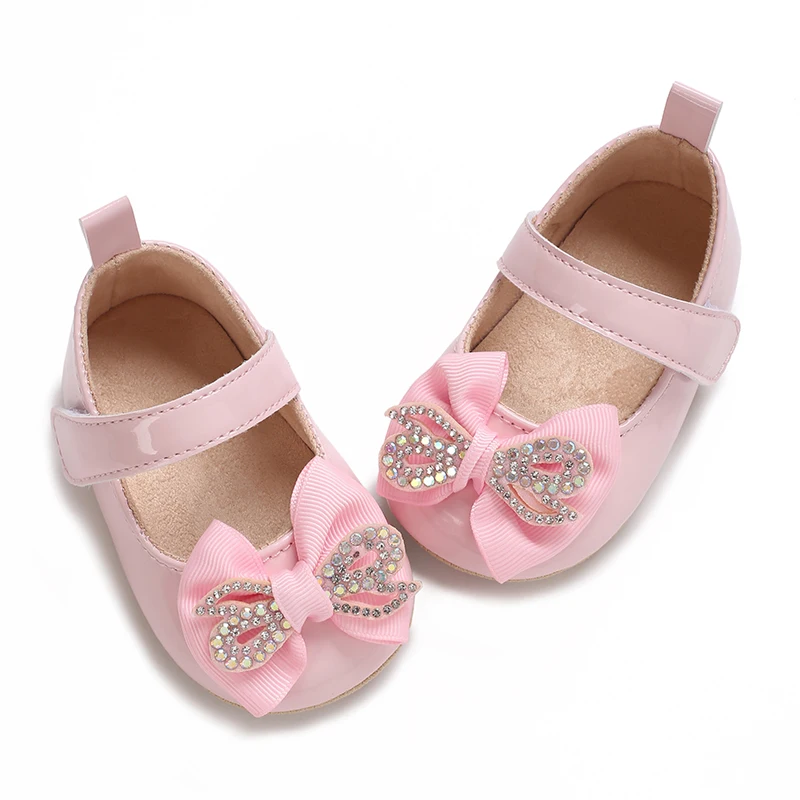 Baby Mädchen Lauflernschuhe 0-18 Monate Frühling Herbst Prinzessin Schuhe PU Weiche Sohle Mode Geschenk – Detail 23