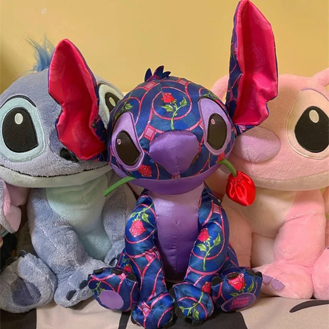 38cm Disney Peluche Stitch January October Cartoon Lilo & Amp Stitch  Limited Edition Stitch Rose Doll Kawaii Girls Plush Toy - Movies & Tv -  AliExpress