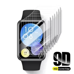 Curved Screen Protector Film - Anti - Scratch Soft Protective Layer - 10Pcs (For Watch Fit 2)