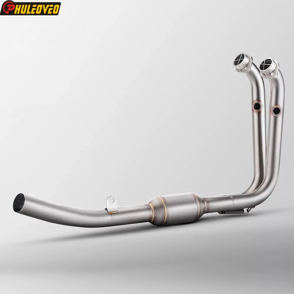 

For CFMOTO 450SR 2022-2024 Motorcycle Exhaust System Header Connect Original/ID:51mm Exhaust Muffler Pot