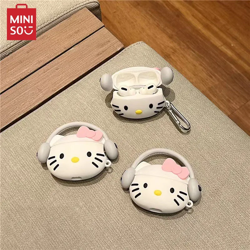 

Sanrio Anime Hello Kitty Earphone case do for Airpods 123Pro iPhhone Kawaii Bluetooth Wireless Silica gel Kid Toys Birthday Gift